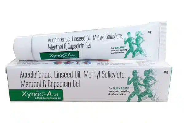 ACECLOFENAC+ METHYL SALICYLATE+ LINSEED OIL+ MENTHOL+ CAPSAICIN GEL