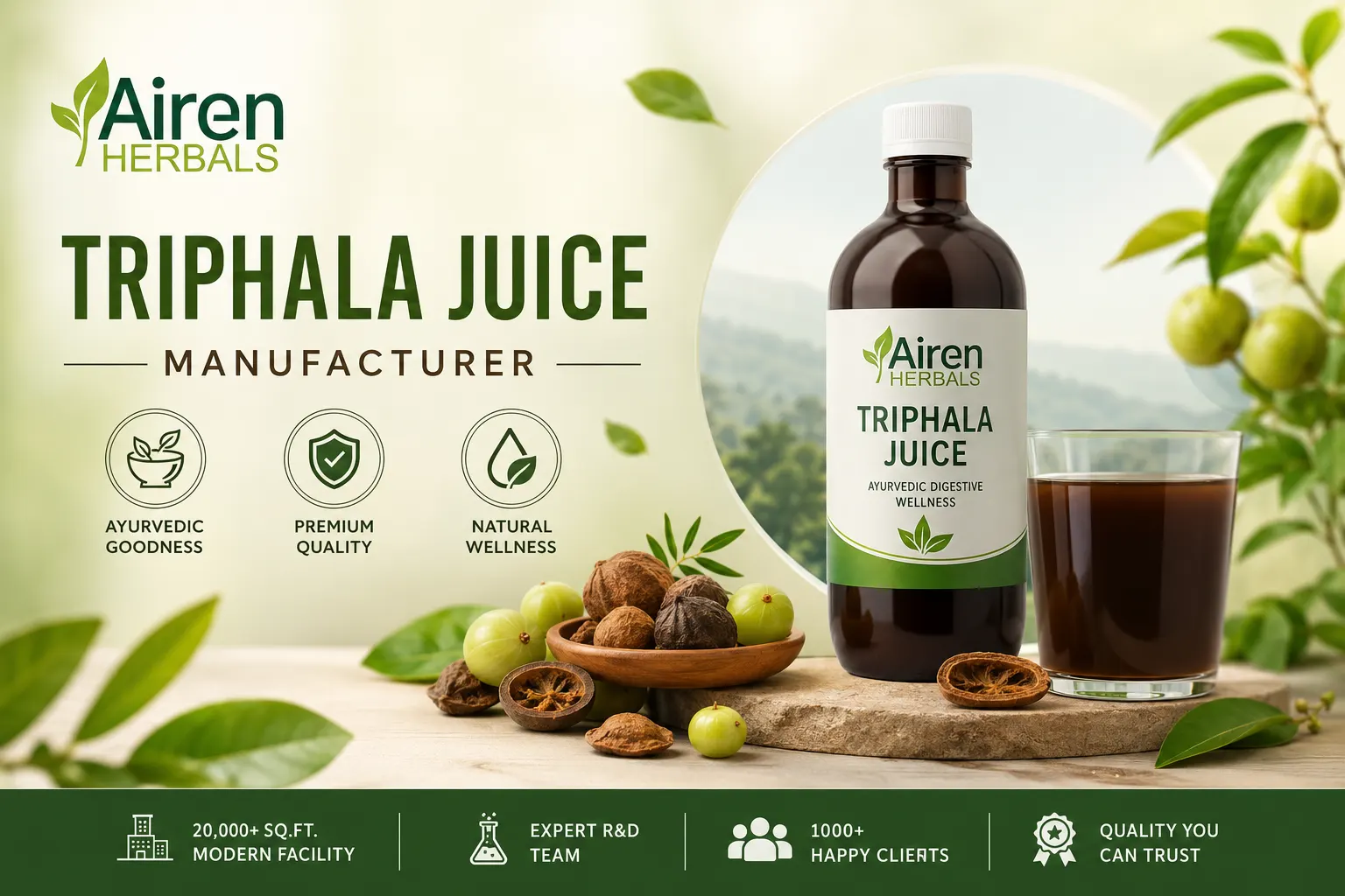 Airen Herbals- Triphala Juice Manufacturer