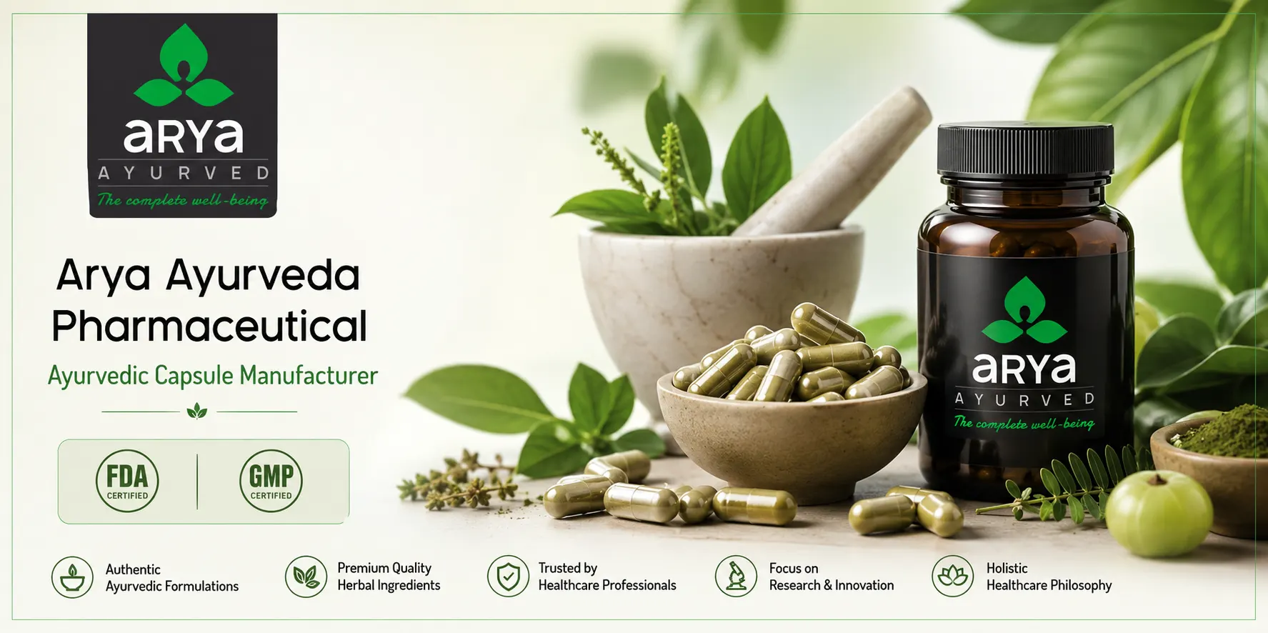 Arya Ayurveda- Best Ayurvedic Capsule Manufacturer