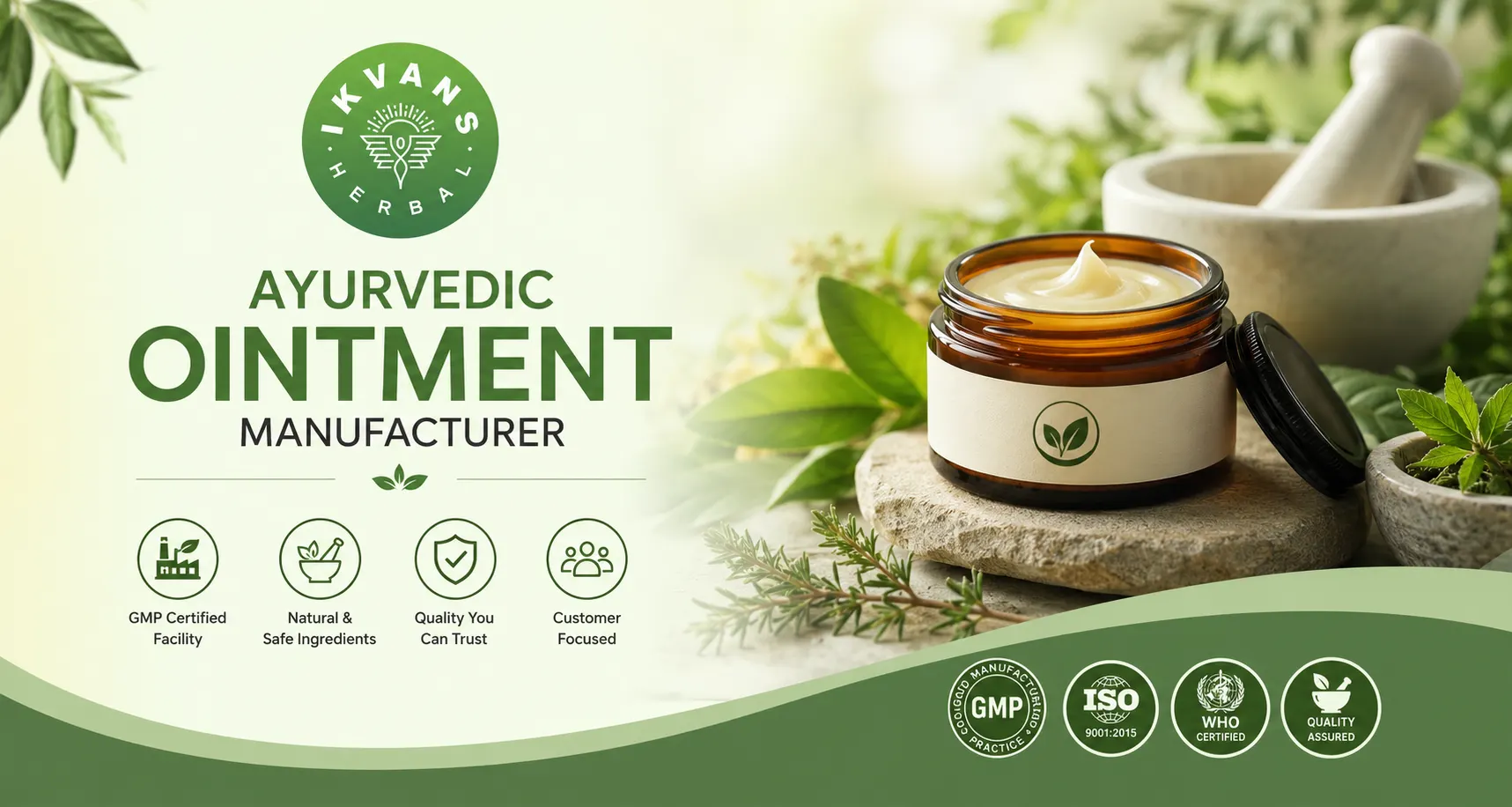 Ayurvedic Ointment Manufacturer- Ikvans Pharma