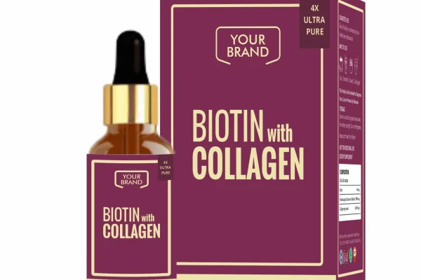 Biotin with collagen drops