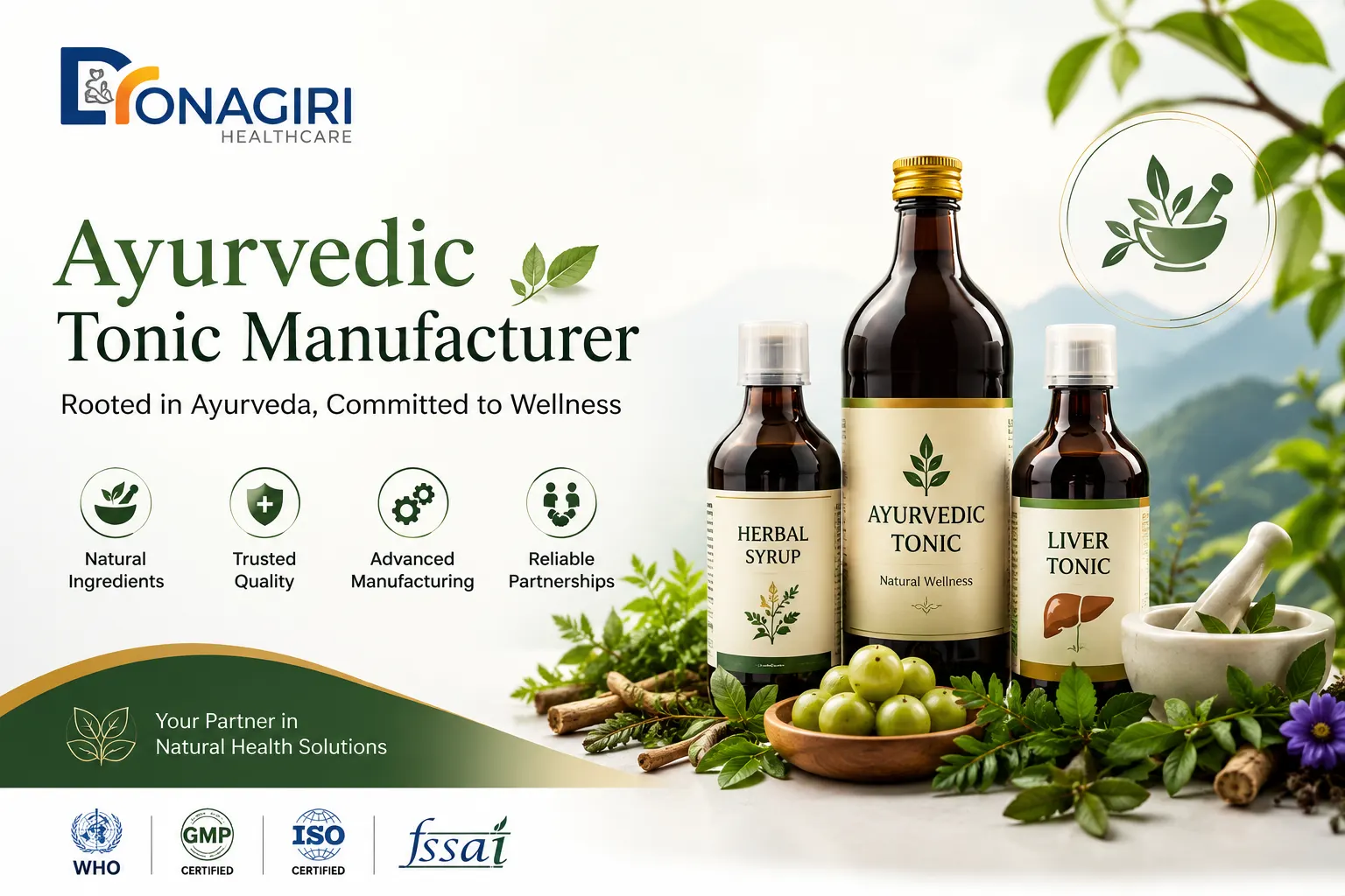 Dronagiri healthcare- Ayurvedic tonic manufacturer
