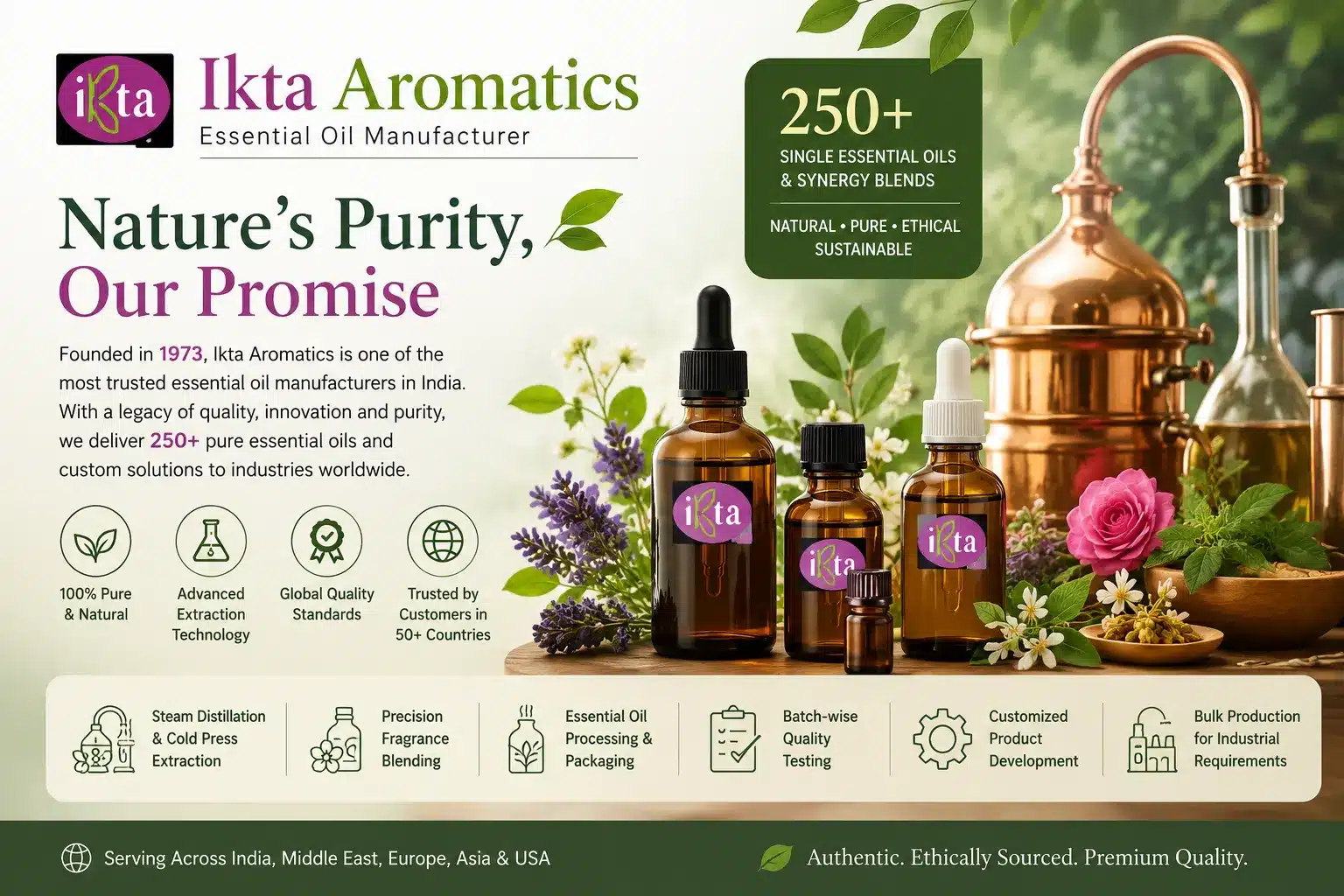 Ikta Aromatics- Essential Oil Manufacturer