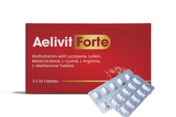 Multivitamin with Lycopene, Lutein, BetaCarotene, L-Lysine, L Arginine, L-Methionine Tablets
