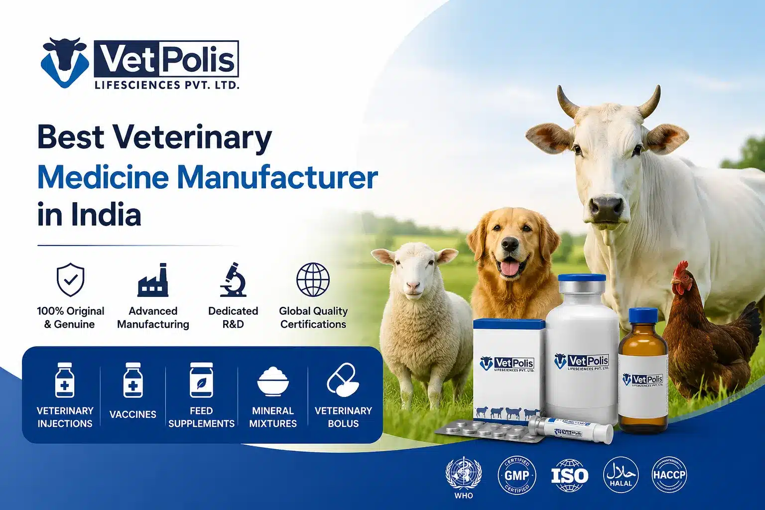 VetPolis Lifesciences-Veterinary medicine manufacturer in India