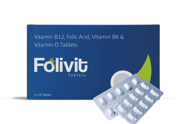 Vitamin B12, Folic Acid, Vitamin B6 & Vitamin-D Tablets
