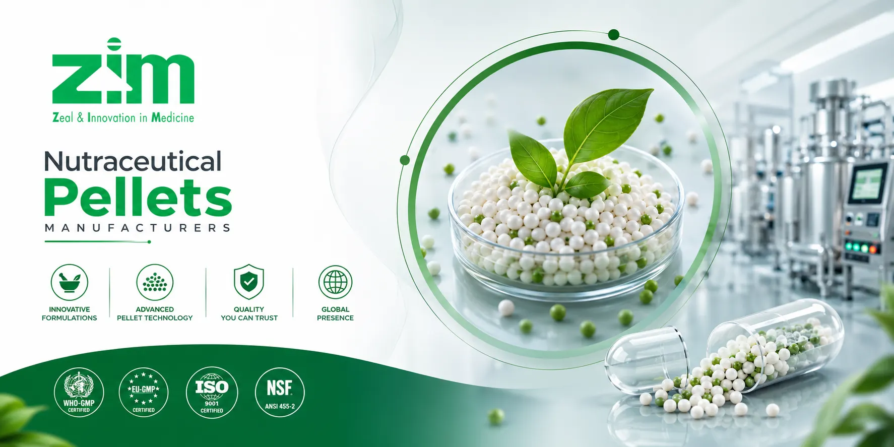 ZIM Labs- Nutraceutical Pellets Manufacturer